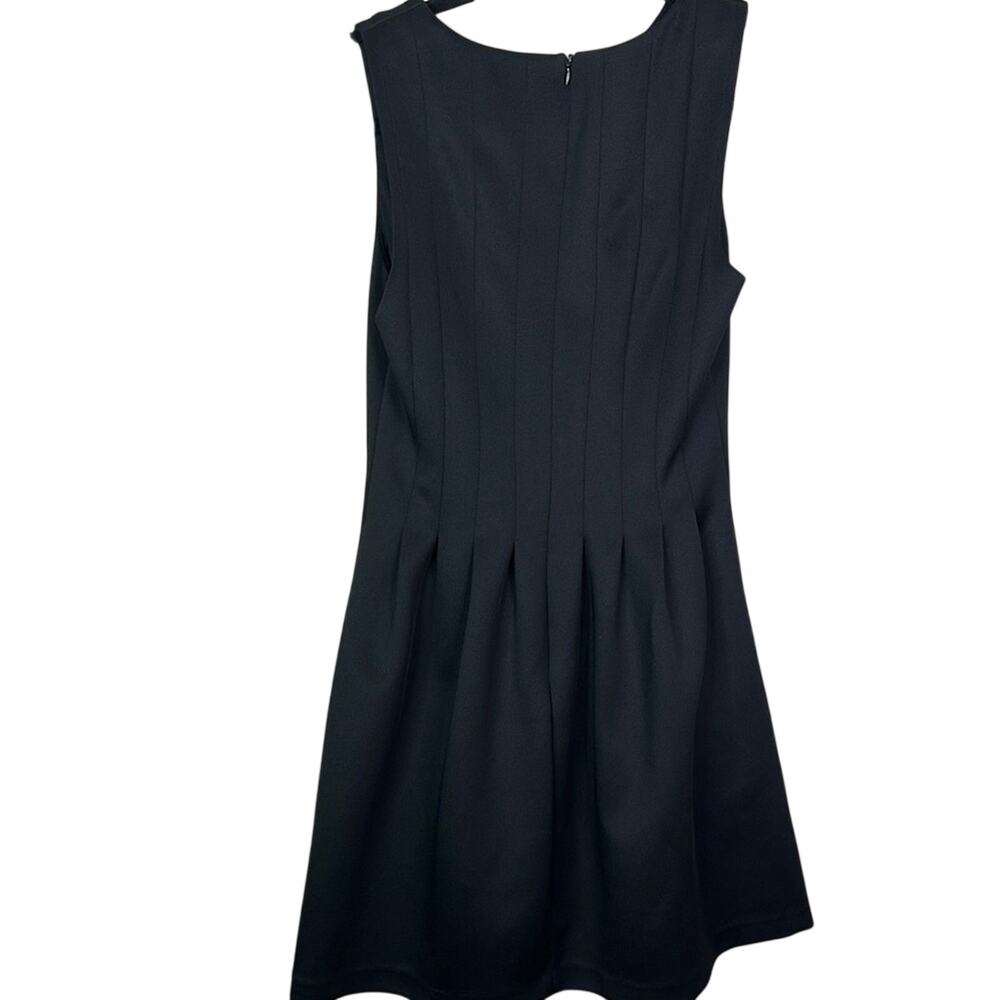 Vince Camuto pleated Black Sleeveless Dress size 8 - Picture 6 of 9